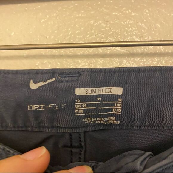 Nike Women's Slim Fit Navy Blue Golf Pants Style BV6081-451 10 M - Picture 9 of 13